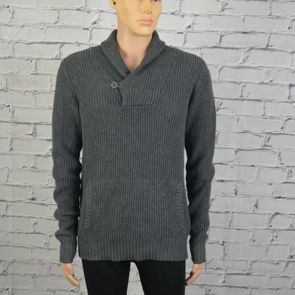 Mens All Saints Griffen Funnel Sweater size small